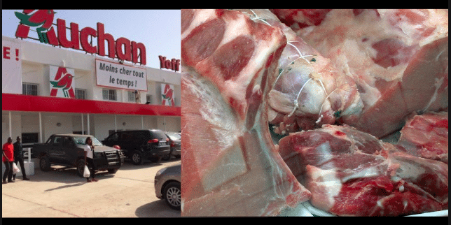 Dakar: un boucher arrêté avec 97 kg de viande pourrie jetée par Auchan