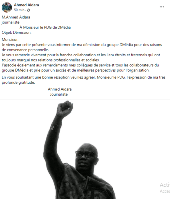 Urgent : Ahmed AIDARA démissionne du groupe D-Media