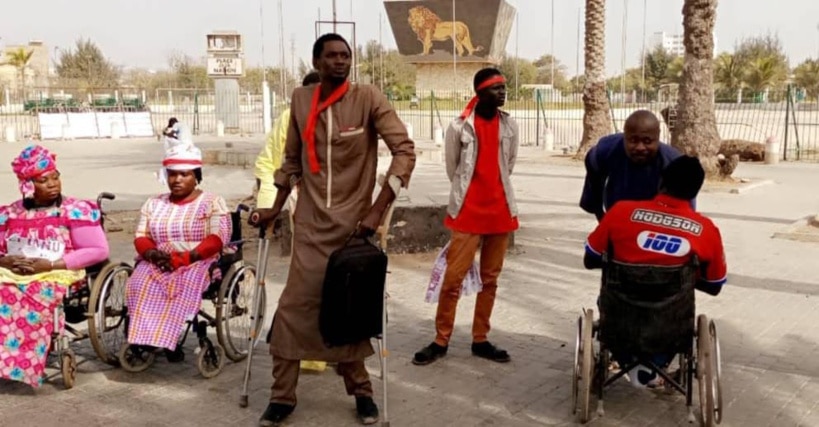 Dakar : les handicapés diplômés dans la rue pour "exiger l'application de la loi d'orientation sociale"