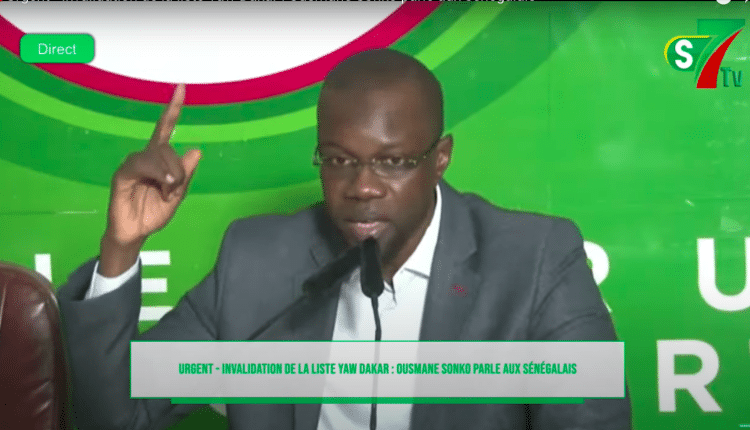 Frictions au sein de YAW et investitures : Sonko tance les frustrés et rétablit la vérité