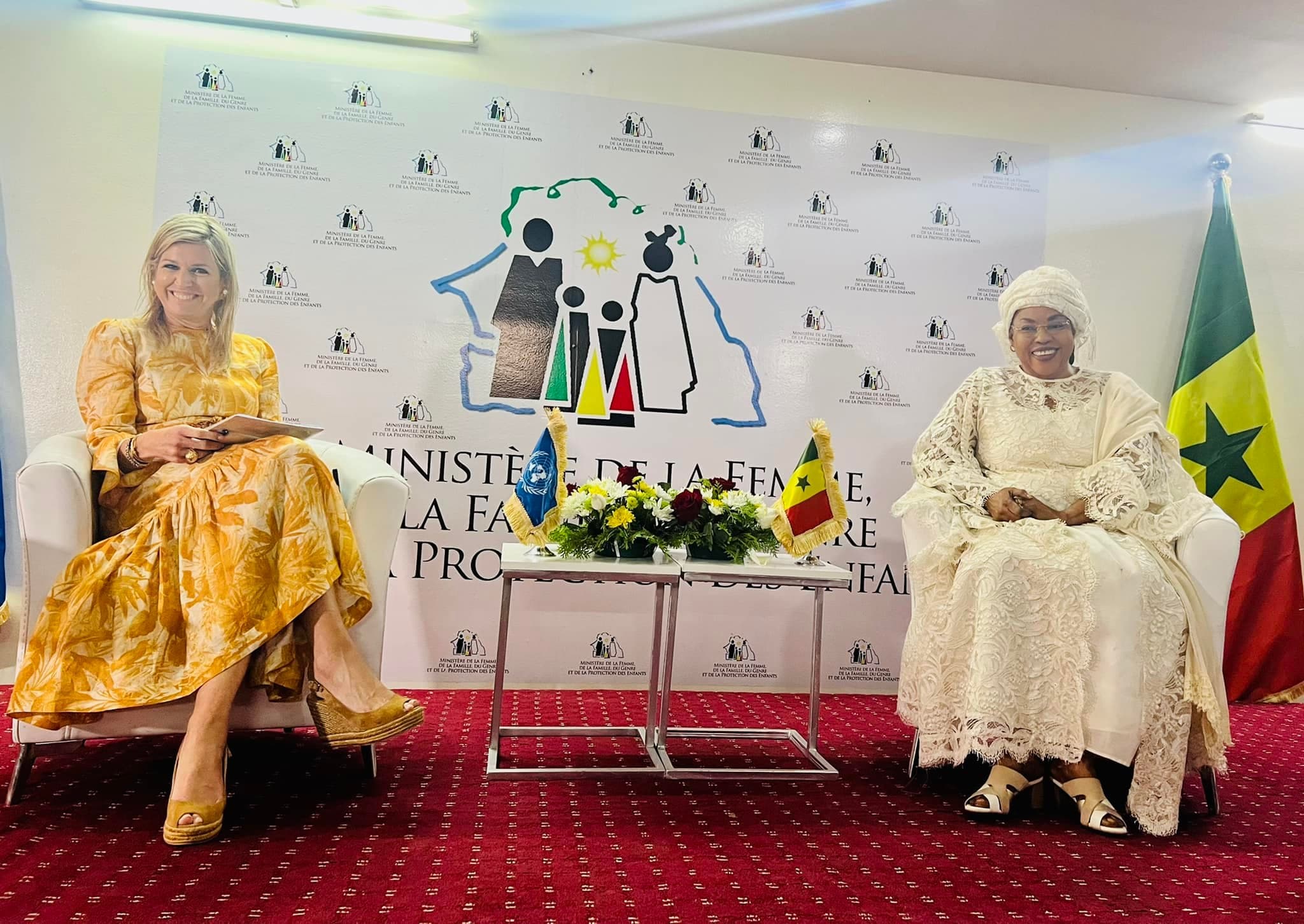 Finance inclusive : la Reine Máxima des Pays-Bas reçu par le ministre Ndeye Saly Diop !  