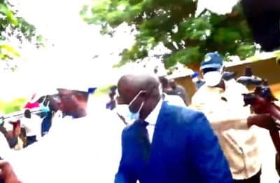 Législatives : Le Président Macky Sall arrive à Fatick sous la pluie