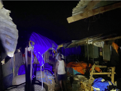 (Photos) Ourossogui : Le marché ravagé par un Violent incendie :