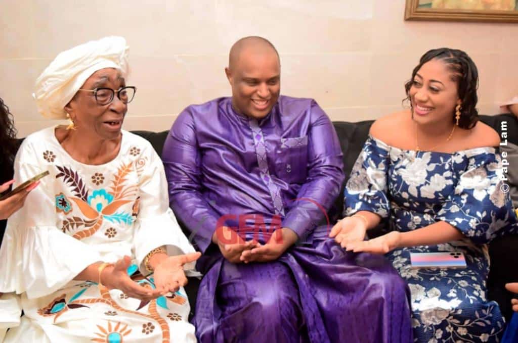 Tabaski 2022: Cheikh Niasse fils de Sidy Lamine chez Youssou Ndour (Photos)