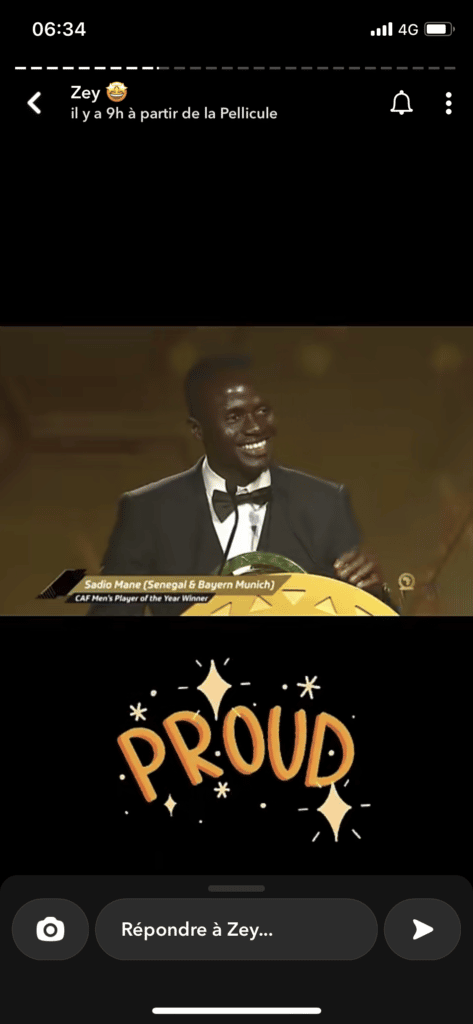 Ballon d’or 2022: Sadio Mané sacré, Zeyna Ndour jubile « Tu es une fierté… »