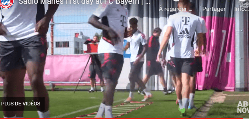 17Photos-Sadio Mané : Les coulisses de sa première journée et la visite guidée du centre d’entrainement du Bayern