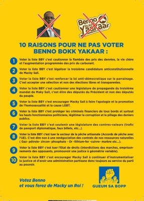 Législatives 2022 : Bougane Gueye brandit 10 raisons pour ne pas voter Benno Bokk Yakaar