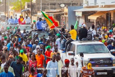 Kaolack: Devant une foule immense, Ousmane Sonko plaide pour le renouveau de l'agriculture dans le Saloum.