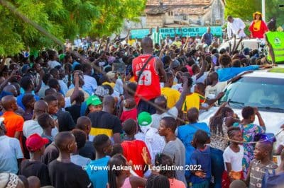 Kaolack: Devant une foule immense, Ousmane Sonko plaide pour le renouveau de l'agriculture dans le Saloum.