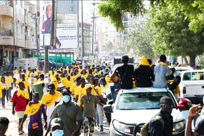 Elections législatives 2022: Gueum Sa Bopp dans les rues de Dakar.