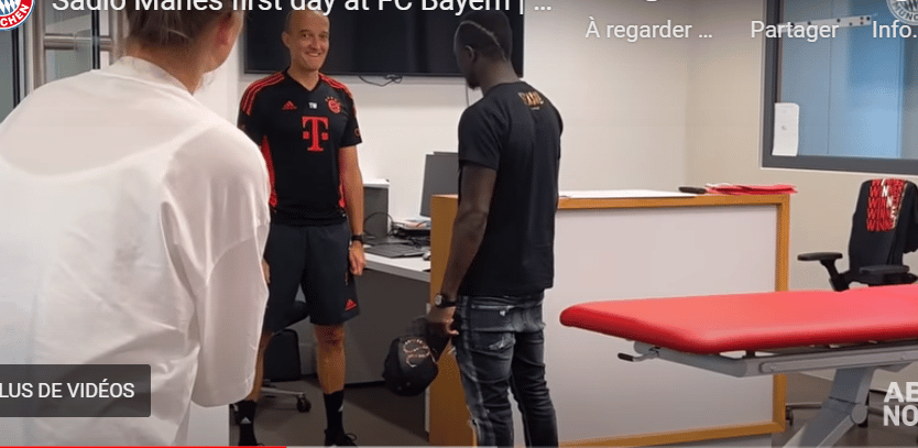 17Photos-Sadio Mané : Les coulisses de sa première journée et la visite guidée du centre d’entrainement du Bayern