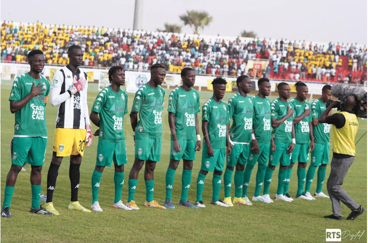 L’équipe championne (Casa sport ) du Sénégal en titre est actuellement en séjour dans les locaux de Diambars.