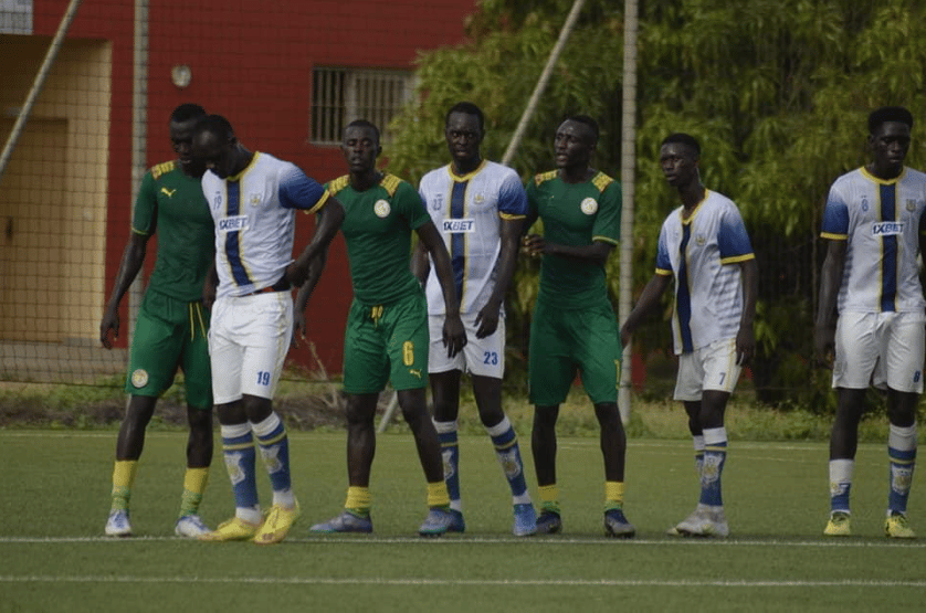 Foot: Match amical, l’équipe nationale U20 écrase Guédiawaye football club (3-0).