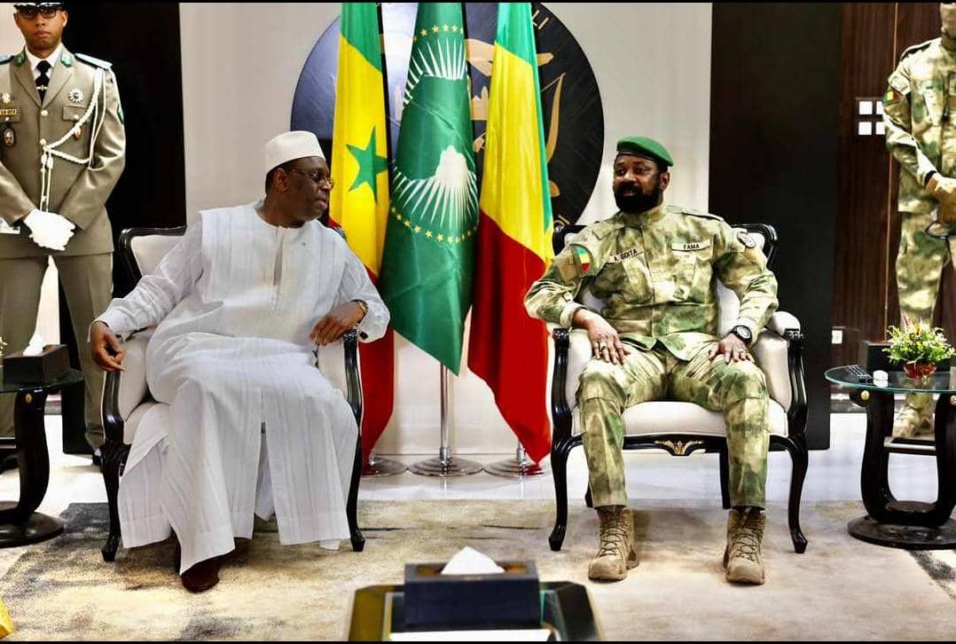 Mali : Macky Sall accueilli par le Colonel Assimi GOÏTA