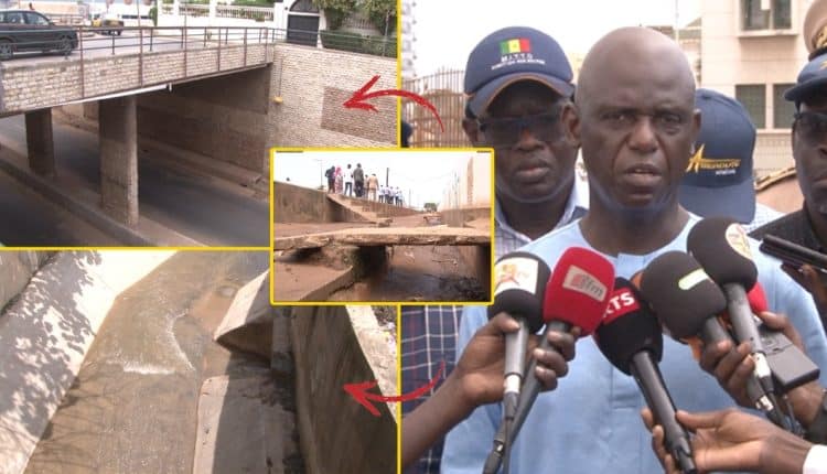 Inondations à Dakar : Le ministre Mansour Faye visite les ouvrages et annonce de nouvelles mesures
