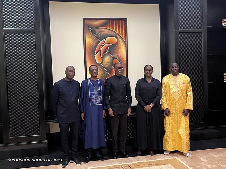 (Photos) Rwanda: Youssou Ndour en toute complicité avec le Pdt Paul Kagamé
