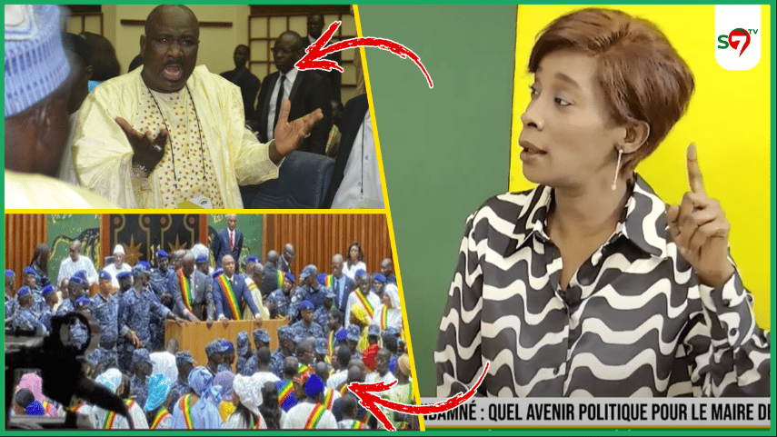 (Vidéo) Echauffourées à l’Assemblée: Nafi Diallo charge Farba Ngom « Mom Mo Indi Thiowli »