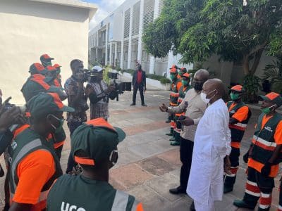(Vidéo + Photos) Signature de convention entre l'AGEROUTE et l'UCG: 300 jeunes employés pour le nettoiement...