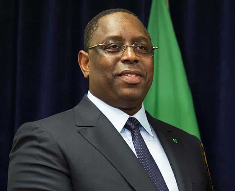 Macky Sall, président de la république du Sénégal