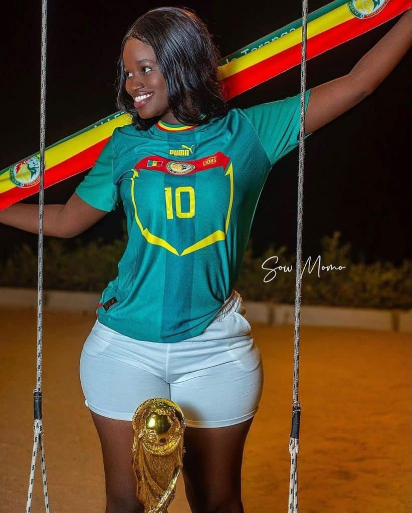 (30 Photos) Sénégal vs Qatar: Les Sénégalaises lancent le match des supporters