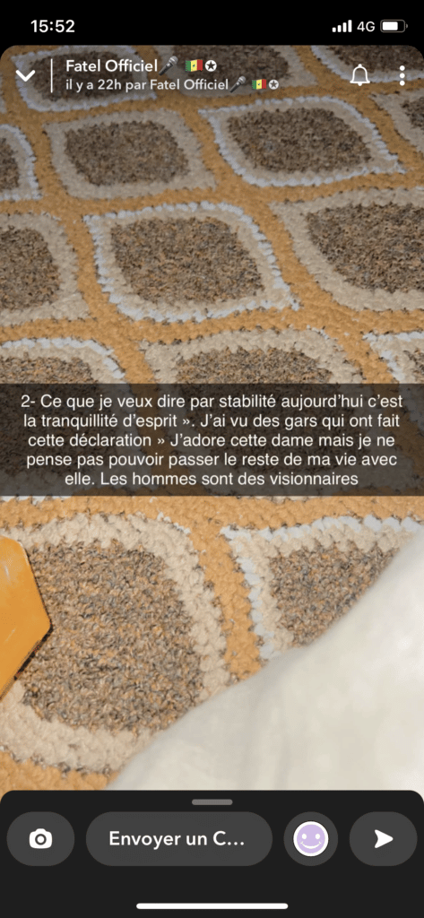 Fatel Sow: "Un homme peut avoir des relations s€xu€lles avec vous pendant des années sans vous épouser..."