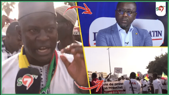 (Vidéo) Marche des journalistes : Le message fort d'Imam Dramé à la presse "boulene nangou gnoulene di..."