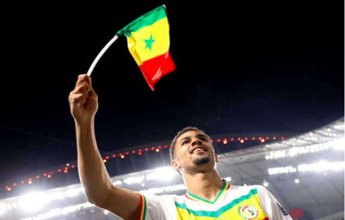 Iliman Ndiaye, milieu offensif de l'équipe du Sénégal