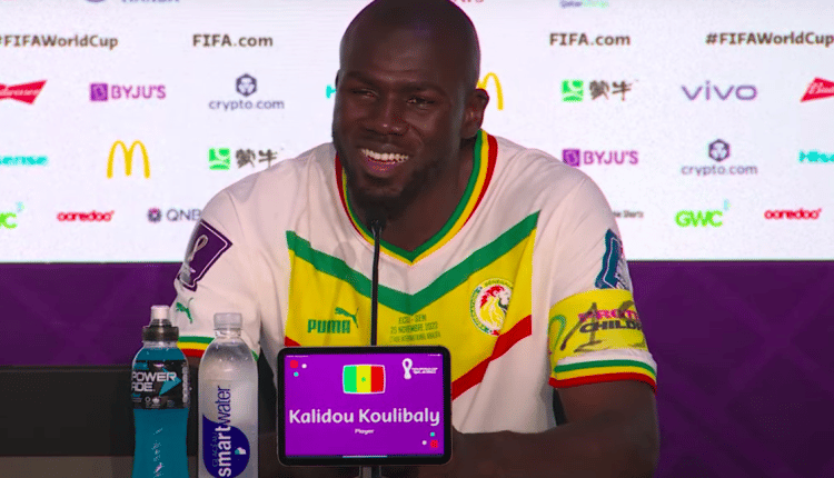 Kalidou Koulibaly, capitaine de l'équipe nationale du Sénégal
