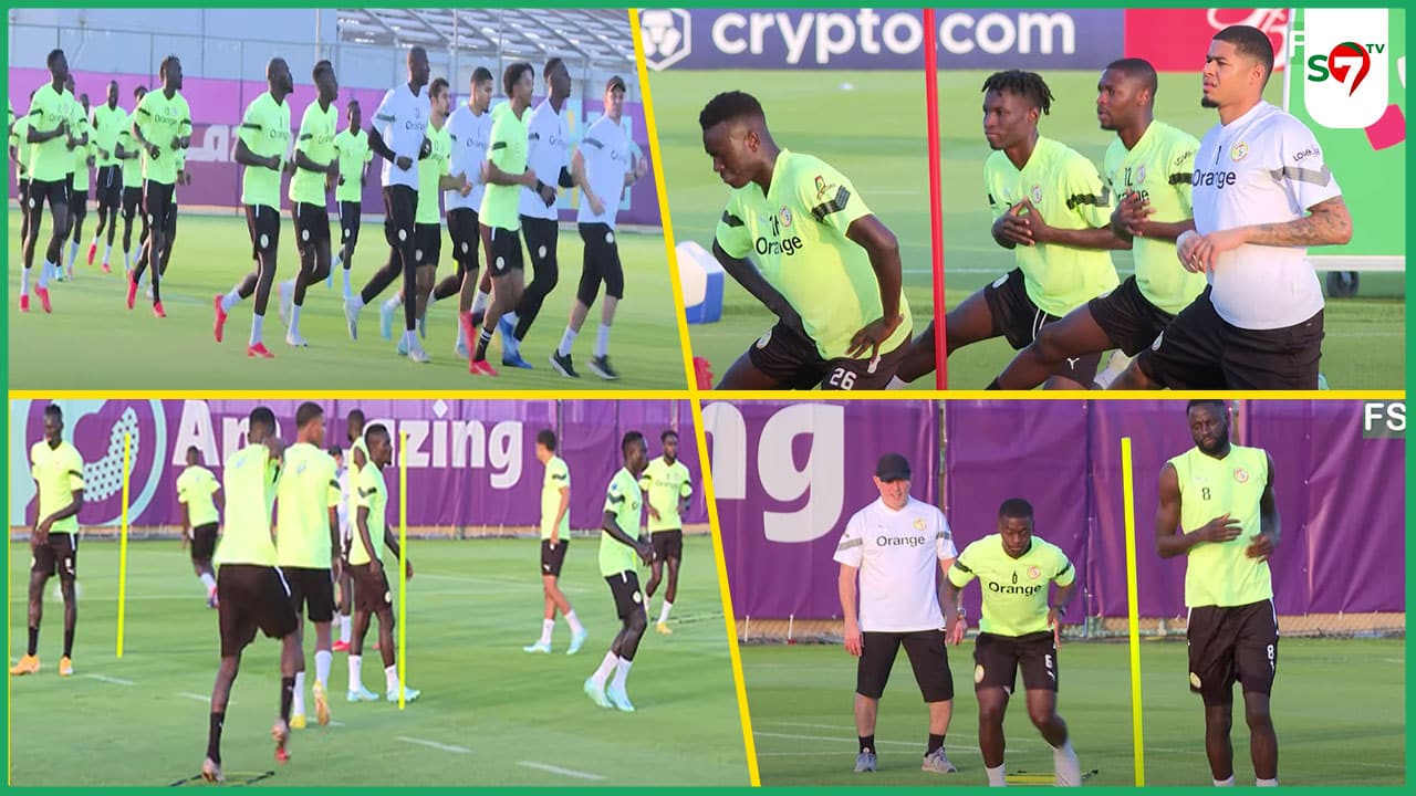 (Vidéo) CM Qatar 2022 : 6éme séance d'entraînement des lions du Sénégal