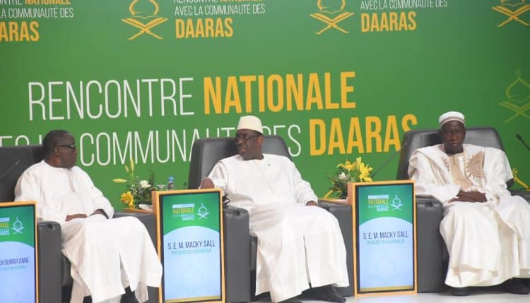 Rencontre entre Macky Sall et la communauté nationale des Daaras