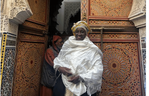 Fez : Aminata Touré à la mosquée et au tombeau de Cheikh Ahmed Tidiane Cherif