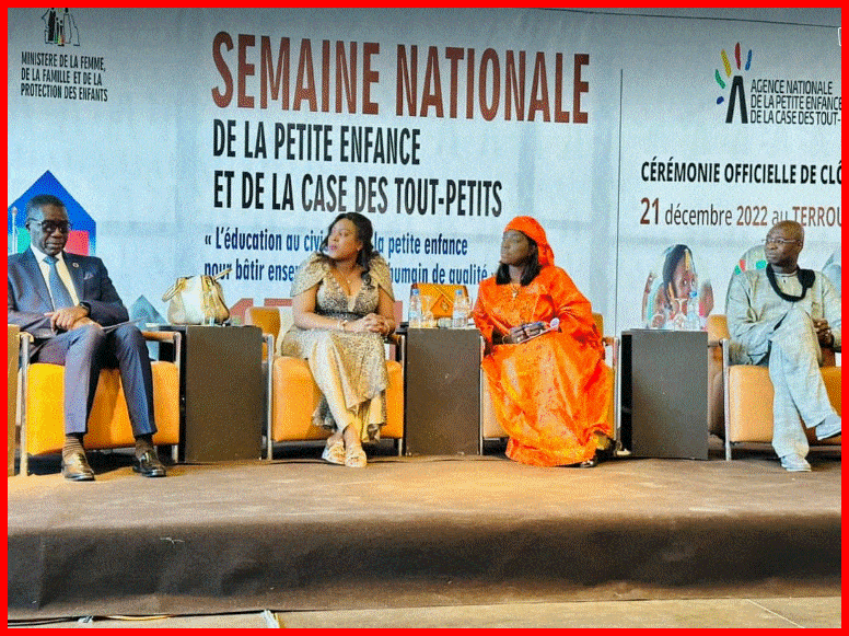 Clôture de la Semaine nationale de la petite enfance : La Ministre Fatou Diané met en exergue les leviers pour bâtir des ressources humaines de qualité.