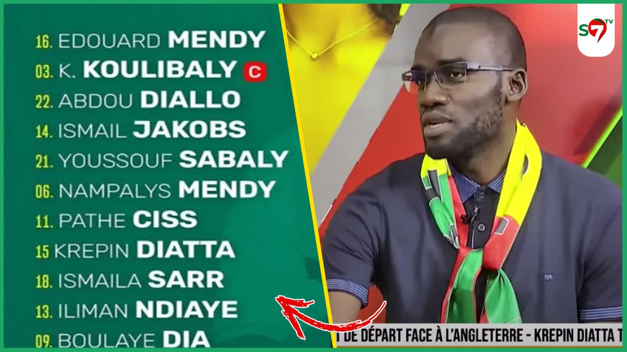 (Vidéo) 🔴Officiel - Senegal vs Angleterre: découvrez en détails le 11 de départ des Lions avec Coach Babacar