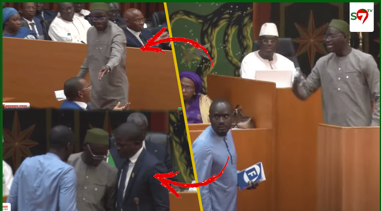 Assemblée - Accrochage entre Abass Fall et Amadou Mame Diop "Damay Wakh...Do Wakh..." (Vidéo)