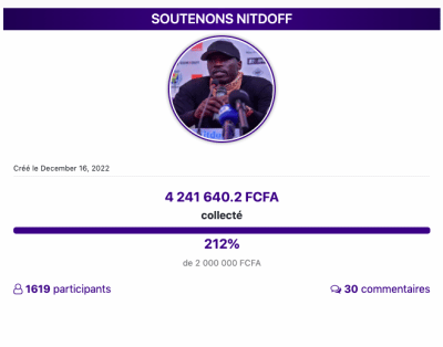 Show of the year : Le préfet de Dakar asphixie Nitt Dof, les internautes l'oxygènent avec une forte cagnotte