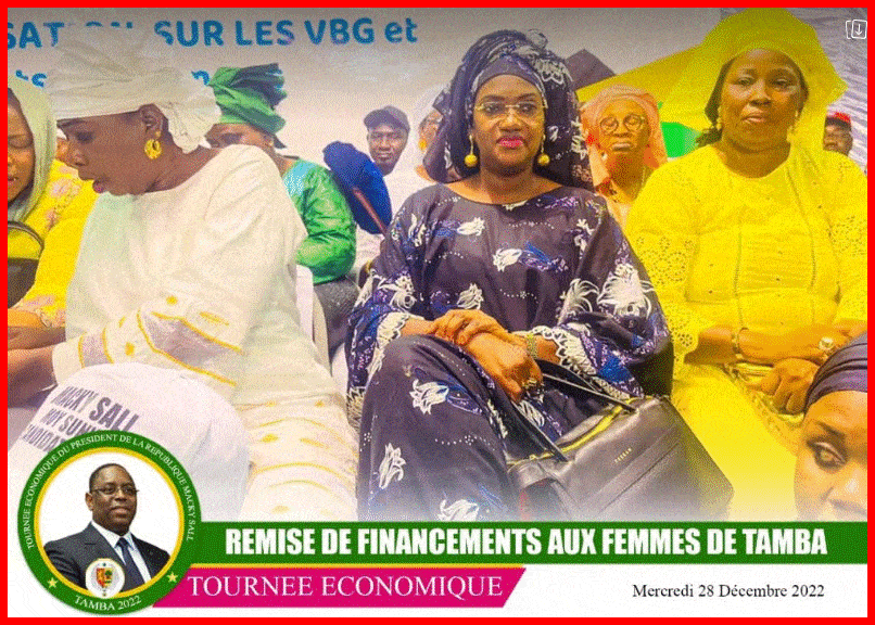 Tambacounda : La Ministre de la Femme,Fatou Diané débloque 111 millions de FCFA pour la mise en place de 54 unités économiques destinées aux femmes