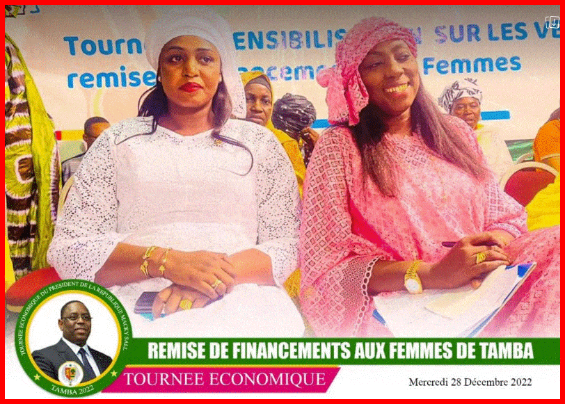 Tambacounda : La Ministre de la Femme,Fatou Diané débloque 111 millions de FCFA pour la mise en place de 54 unités économiques destinées aux femmes