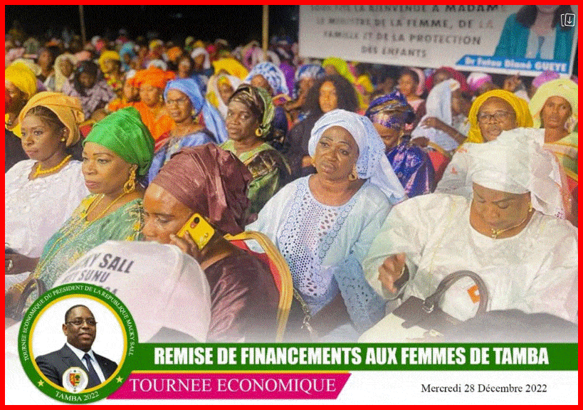 Tambacounda : La Ministre de la Femme,Fatou Diané débloque 111 millions de FCFA pour la mise en place de 54 unités économiques destinées aux femmes