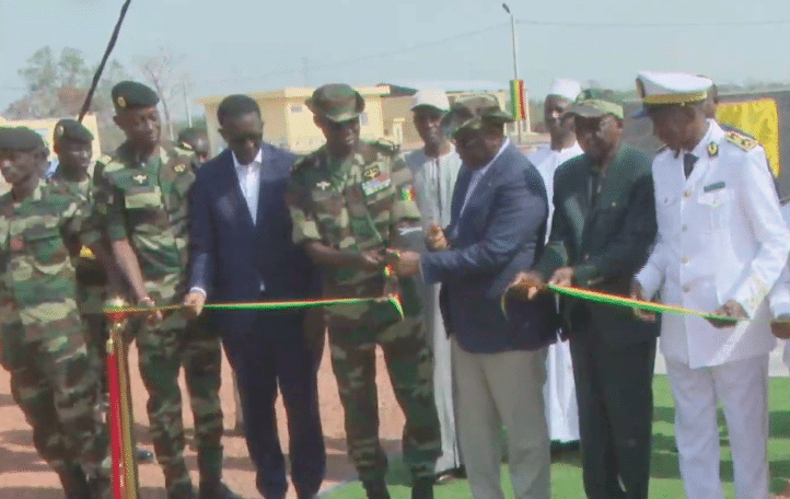 Le président Macky Sall procède à l'inauguration du camp militaire de Goudiry, dans la région de Tambacounda