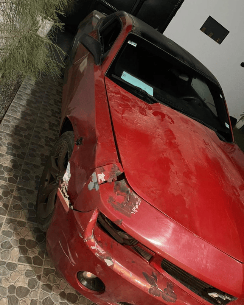 (Photos) : Ara et Dayza victimes d’un accident