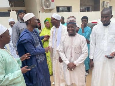 Visite d'Ousmane Sonko chez le Khalife de Madina Gounass