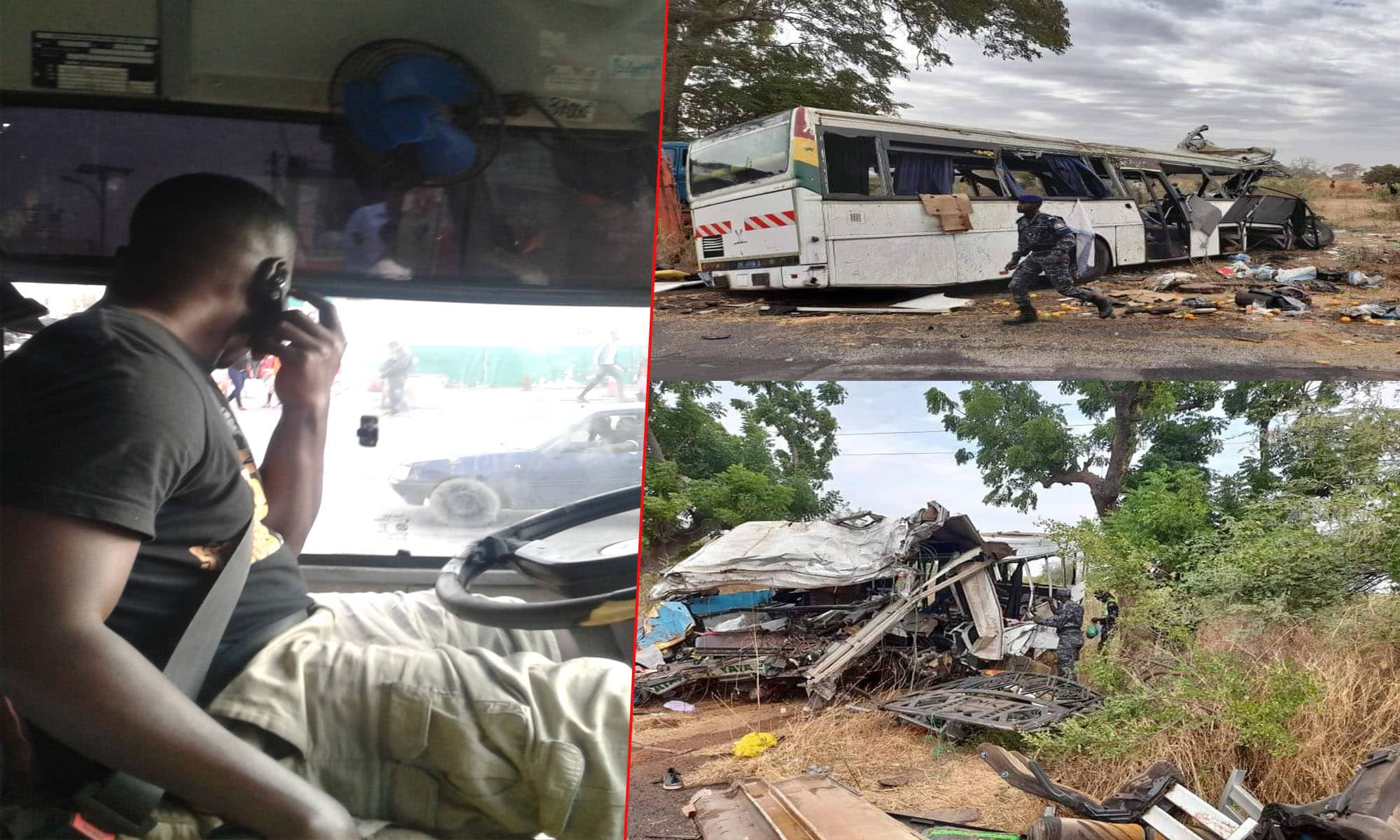 Drame à Kaffrine: Les graves révélations d'un chauffeur de bus "Niari auto yép Danio..." (Vidéo)