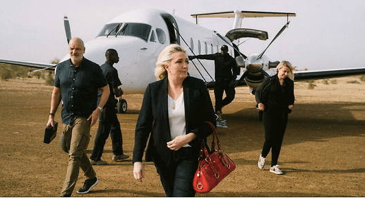La cheffe de file nationaliste Marine Le Pen, a effectué une visite de 3 jours au Sénégal