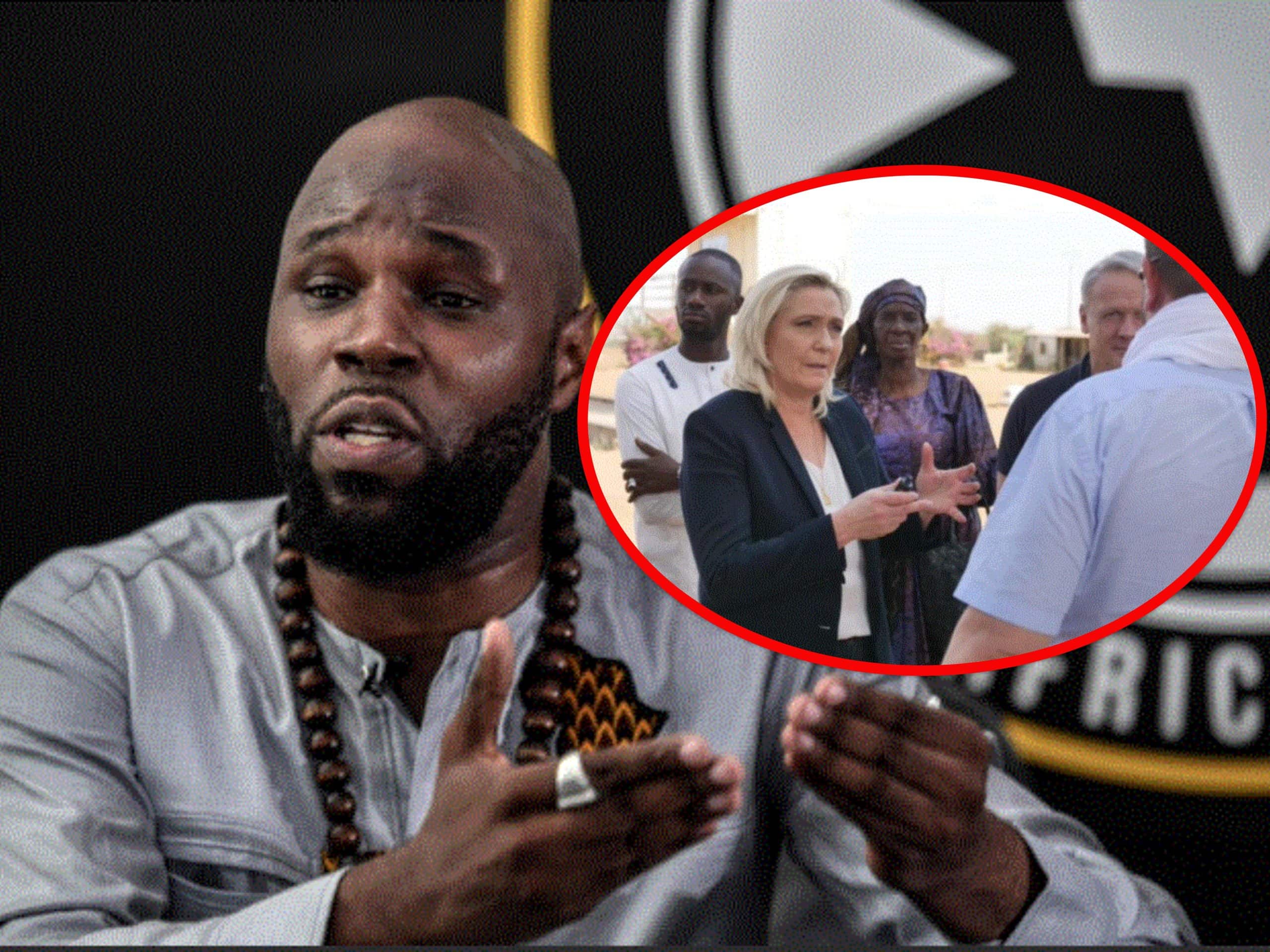 Visite au Sénégal : Marine Le Pen autorisée, Kémi Séba crache ses vérités !