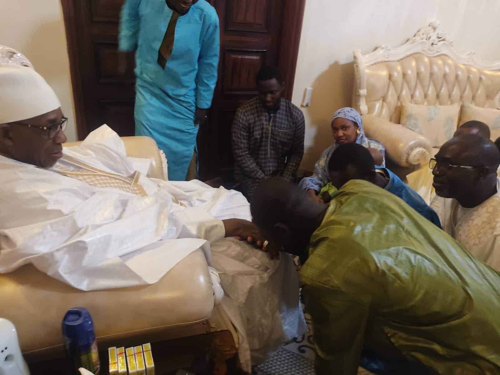 (Photos) Kazu Rajab: Maître Ngagne Demba Touré (Pastef), Chez Serigne Fatah Fallilou Mbacké après ses propos polémiques