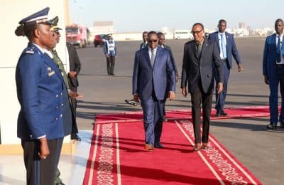 Le président Rwandais Paul Kagamé est à Dakar