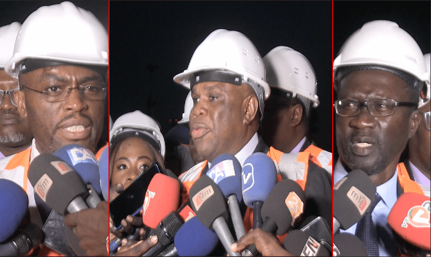 Centrale à gaz du Cap des Biches : Visite du président de Afreximbank et Cie sur le chantier (Vidéo)