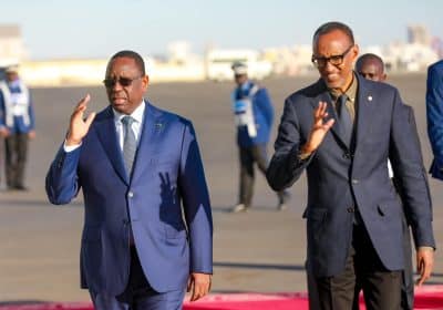 Le président Rwandais Paul Kagamé est à Dakar