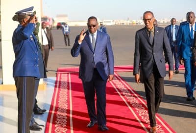 Le président Rwandais Paul Kagamé est à Dakar