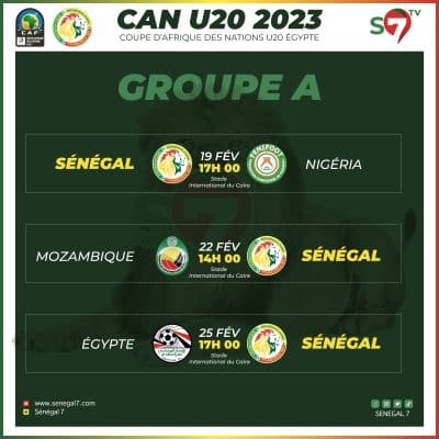 CAN U20 : Le Sénégal fera son entrée en lice contre le Nigeria ce dimanche.